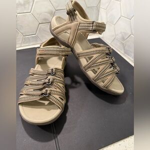 Viakix  Acadia Women's Walking Sandals Shoes Hiking Adjustable Size 9 Comfort